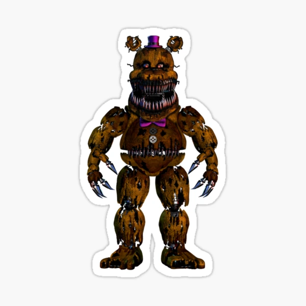 Five Nights at Freddy's - FNAF 4 - Nightmare Foxy - Fredbear - Sticker