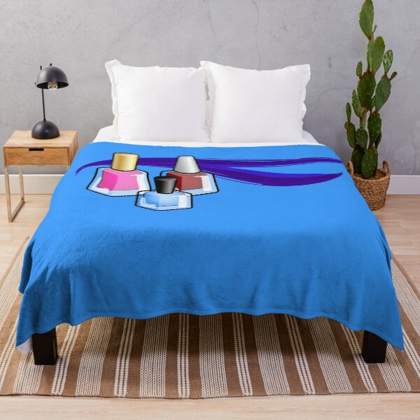 Item preview, Assorted Nail Polish on Blue - Colorful Bathroom Art Series designed and sold by garzonetto.
