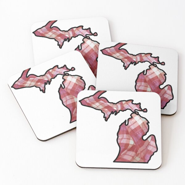 Artikelvorschau, Michigan-Farbblock: Gefaltetes rotes Karo entworfen und verkauft von doodle-mittens.