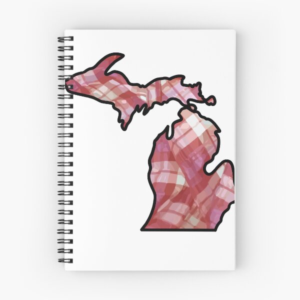 Item preview, Michigan Color Block: Folded Red Plaid designed and sold by doodle-mittens.