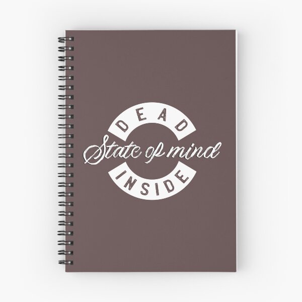 Item preview, State of mind - Dead Inside - in white designed and sold by knappidesign.