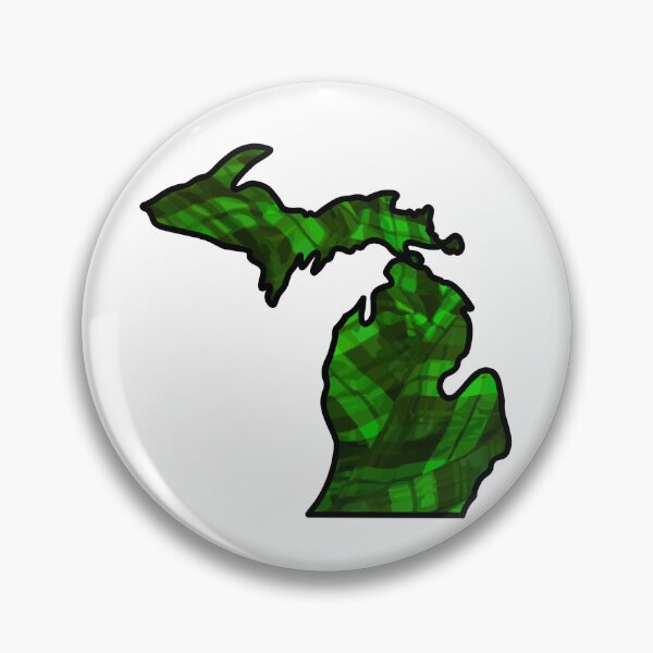 Item preview, Michigan Color Block: Folded Green Plaid designed and sold by doodle-mittens.