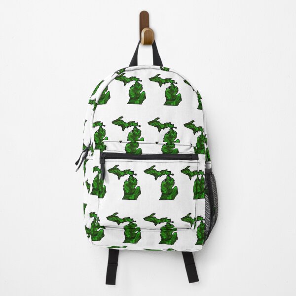 Item preview, Michigan Color Block: Folded Green Plaid designed and sold by doodle-mittens.