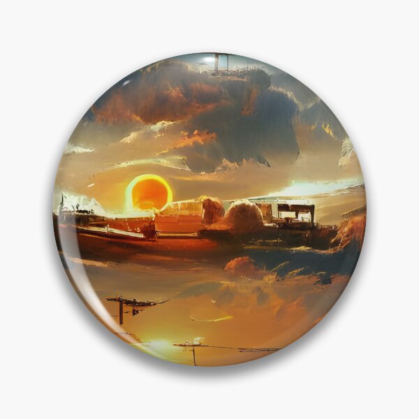 Artikelvorschau, AI generierte Kunst, Vintage Sunset Deviantart entworfen und verkauft von ACC .