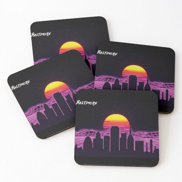 Item preview, Baltimore Skyline Neon Nights designed and sold by DFerraz.
