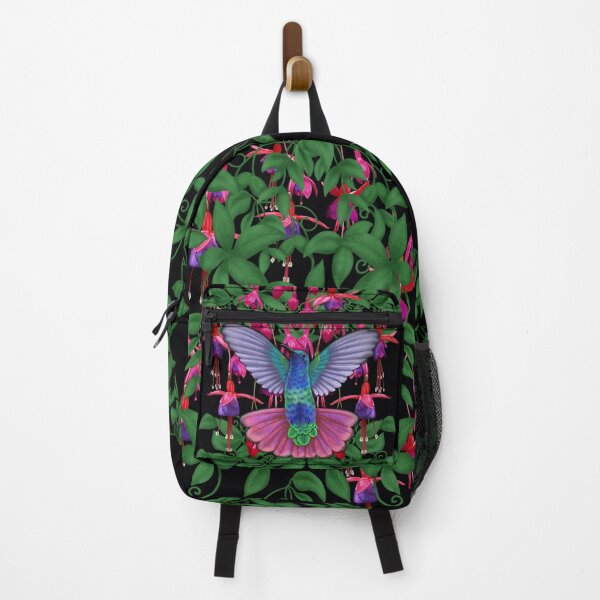 Item preview, Hummingbird and Fuchsias designed and sold by DeniFreeman.