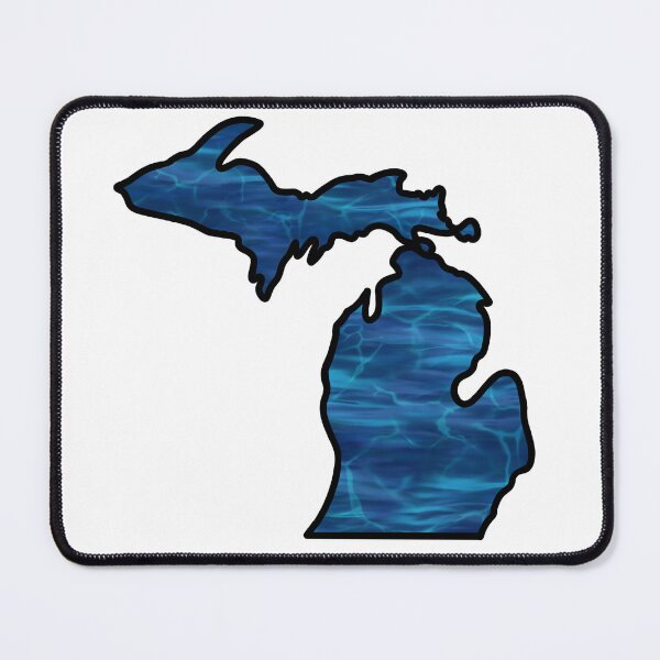 Item preview, Michigan Pour Paint: Light Water designed and sold by doodle-mittens.