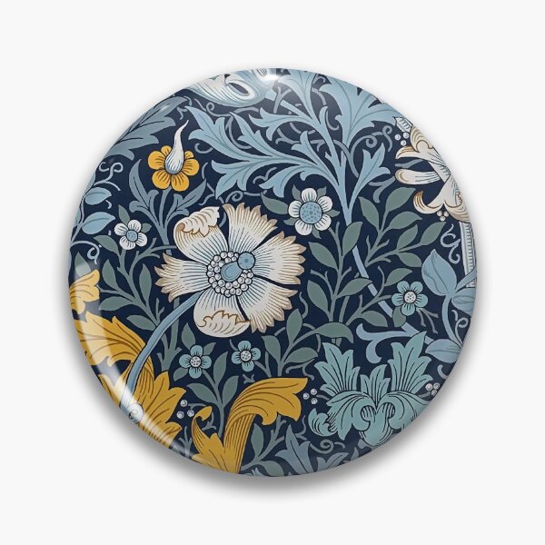 Item preview, William Morris blue pattern designed and sold by TheColorFlow.