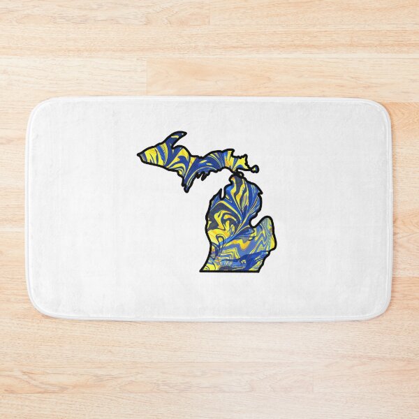 Item preview, Michigan Pour Paint: Ev’s Great Great Great Lakes designed and sold by doodle-mittens.