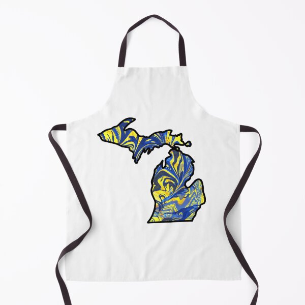 Item preview, Michigan Pour Paint: Ev’s Great Great Great Lakes designed and sold by doodle-mittens.
