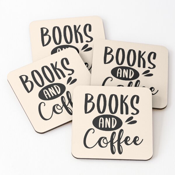Item preview, Books and Coffee |  for coffe lovers and book lovers designed and sold by byStefani.