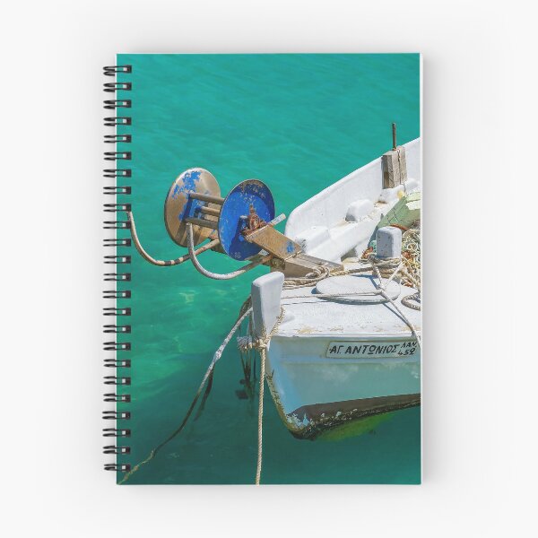 Item preview, Fishing Boat in Crete Greece designed and sold by allincrete.