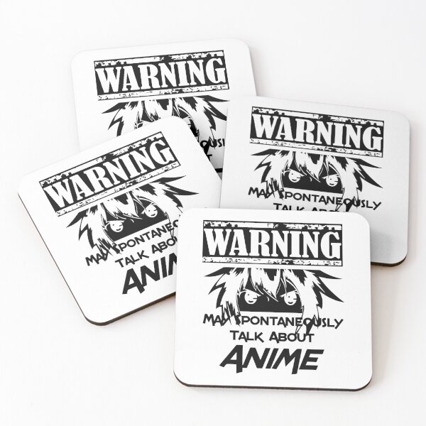 Item preview, Warning May Spontaneously Talk About Anime designed and sold by MGHdesign.