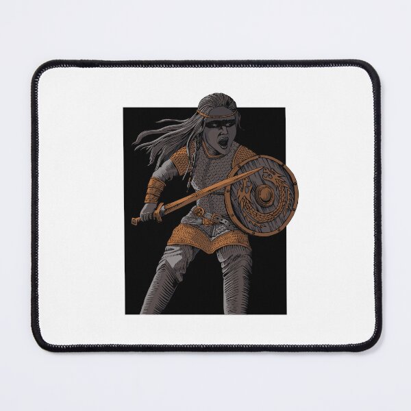 Item preview, Shieldmaiden charges into battle designed and sold by InkofNocturna.