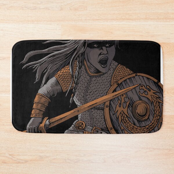 Item preview, Shieldmaiden charges into battle designed and sold by InkofNocturna.