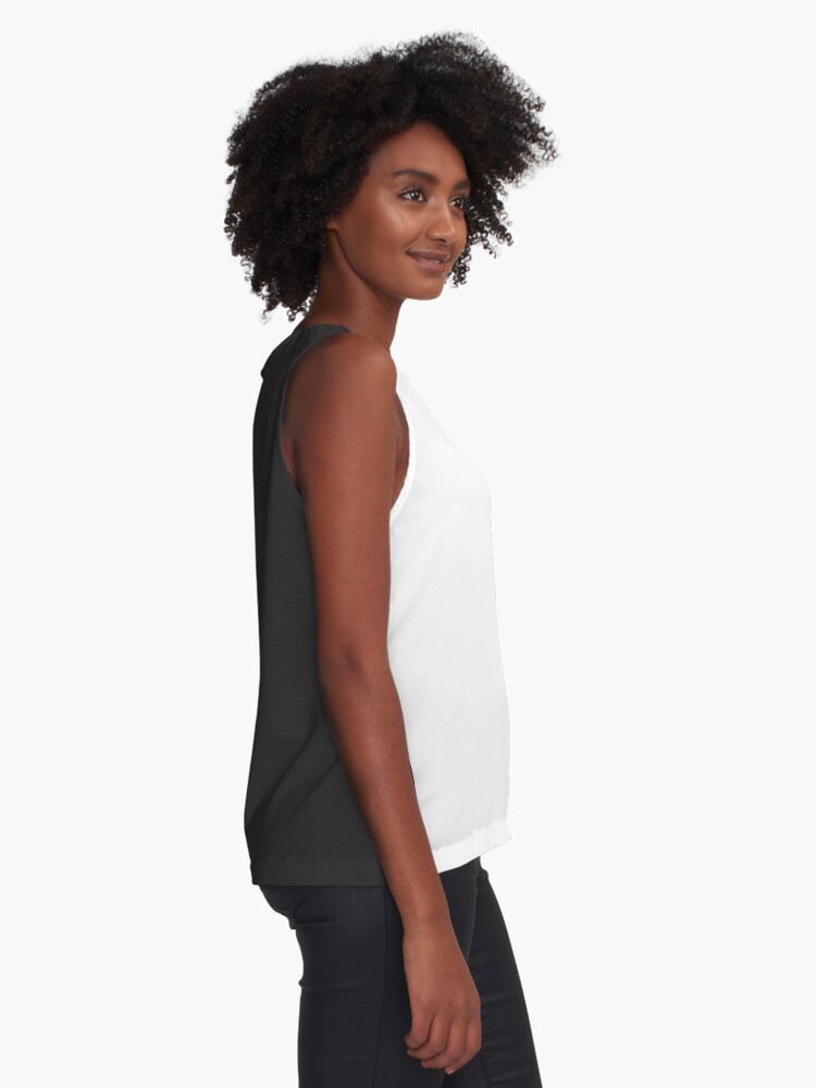 Thumbnail 2 of 6, Sleeveless Top, Nasty Women Exhibit Memphis 27 Cities White designed and sold by pukachelle.