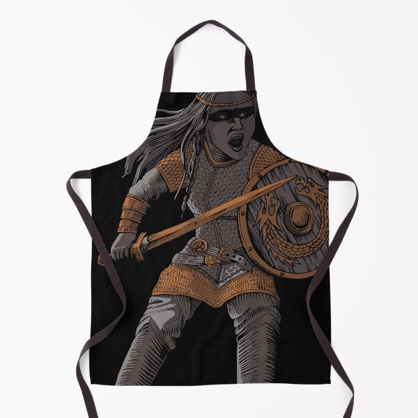 Item preview, Shieldmaiden charges into battle designed and sold by InkofNocturna.