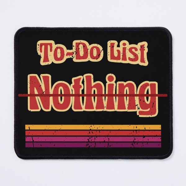 Item preview, To Do List Nothing Funny Retro Vintage Style designed and sold by Open  Space.