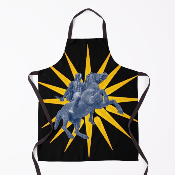 Item preview, Statue of Alexander the Great Greek King of Macedon with Macedonian sun designed and sold by Lefteris Betsis.