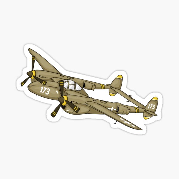 Item preview,  P-38 Lightning  designed and sold by DinosaurDesign.