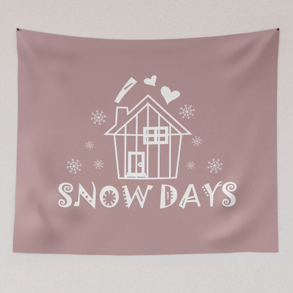 Item preview, I love snow days - snowy winter days for winter lovers designed and sold by PastaPrint.