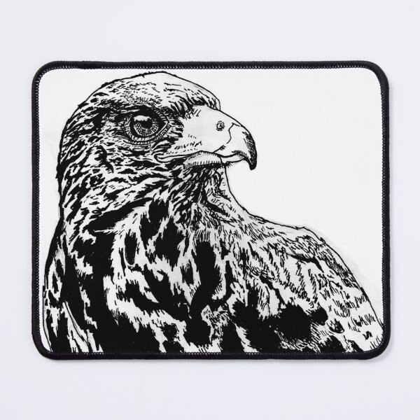 Item preview, A hawk that is watching into the distance designed and sold by StudioShorob.