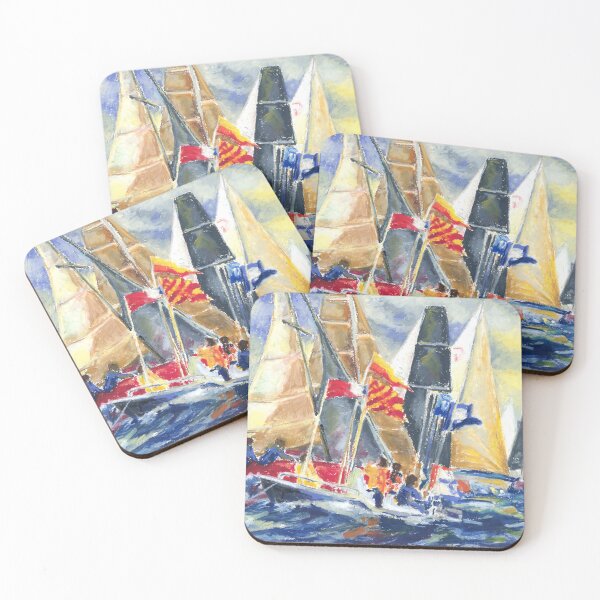 Item preview, Regatta start on Lake Geneva II designed and sold by Barbara Pommerenke.