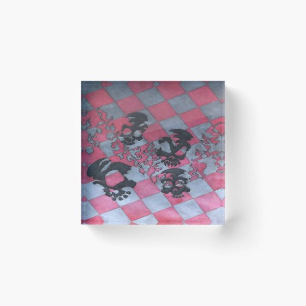Item preview, checker skulls designed and sold by Scott McAfee II.