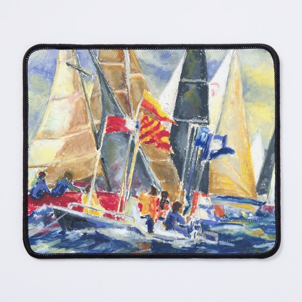 Item preview, Regatta start on Lake Geneva II designed and sold by Barbara Pommerenke.