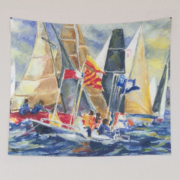 Item preview, Regatta start on Lake Geneva II designed and sold by Barbara Pommerenke.