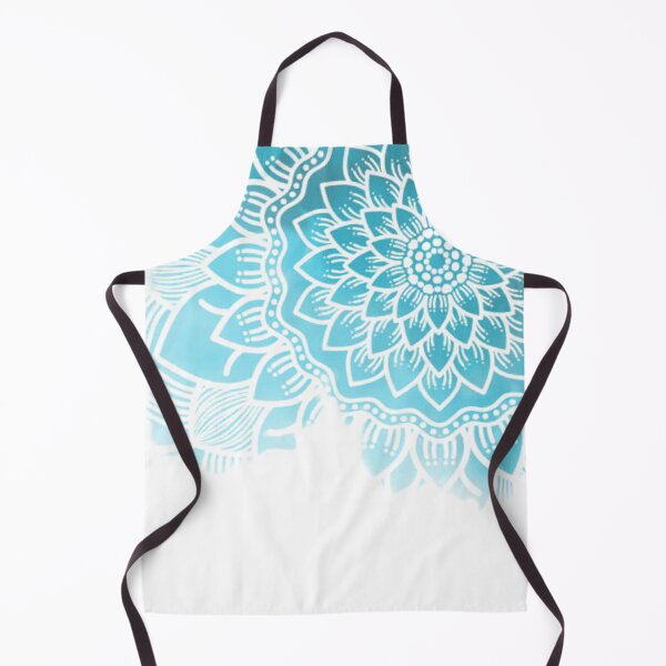 Aperçu de l'œuvre Mandala bleu tropical dégradé créée et vendue par BellaProject.