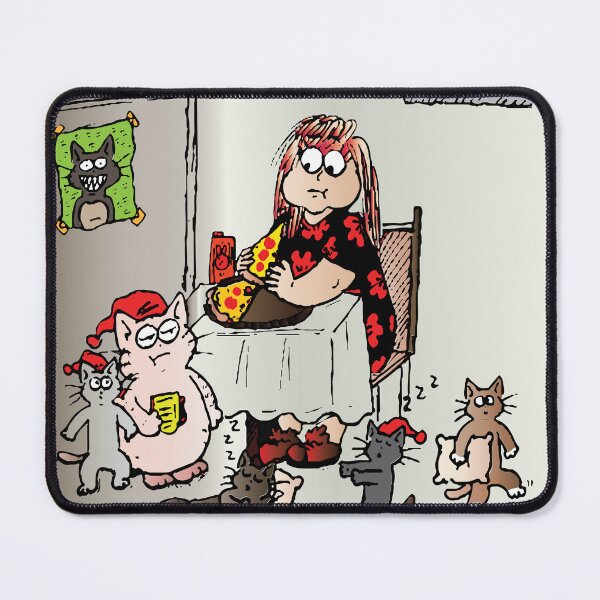 Item preview, eat pizza love cats designed and sold by XXgooddeedXX.