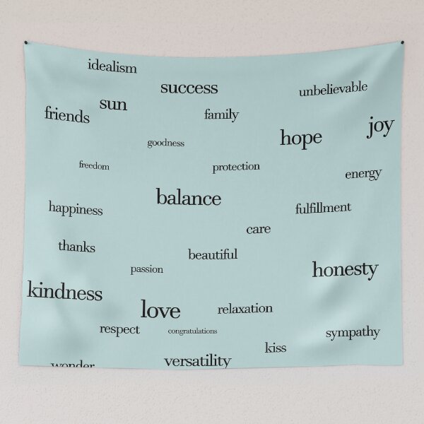 Item preview, A collection of positive words designed and sold by AlfabetDesign.