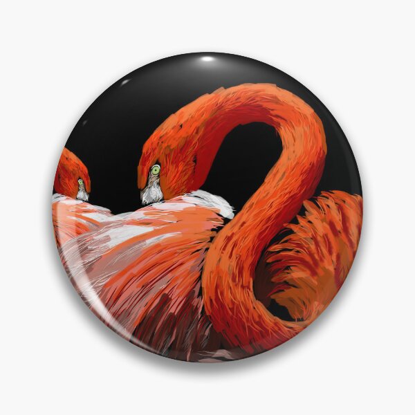 Item preview, Flamingo in abstract colors illustration designed and sold by Bcolors.