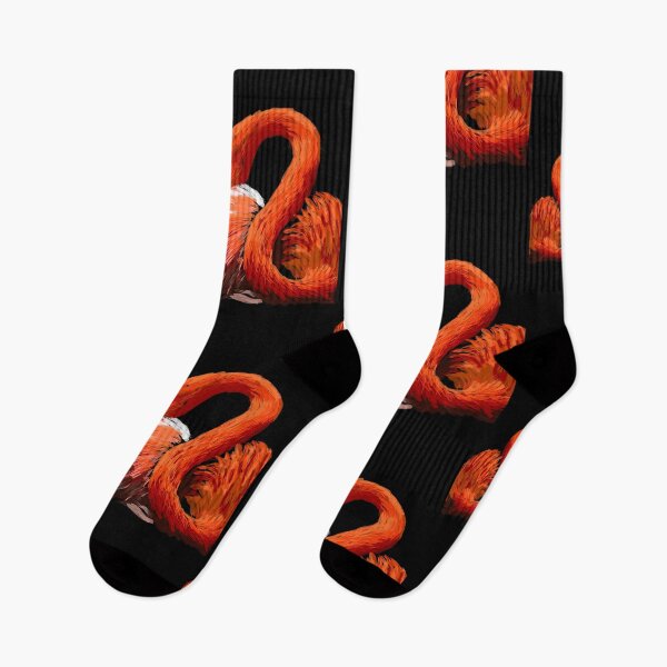 Item preview, Flamingo in abstract colors illustration designed and sold by Bcolors.