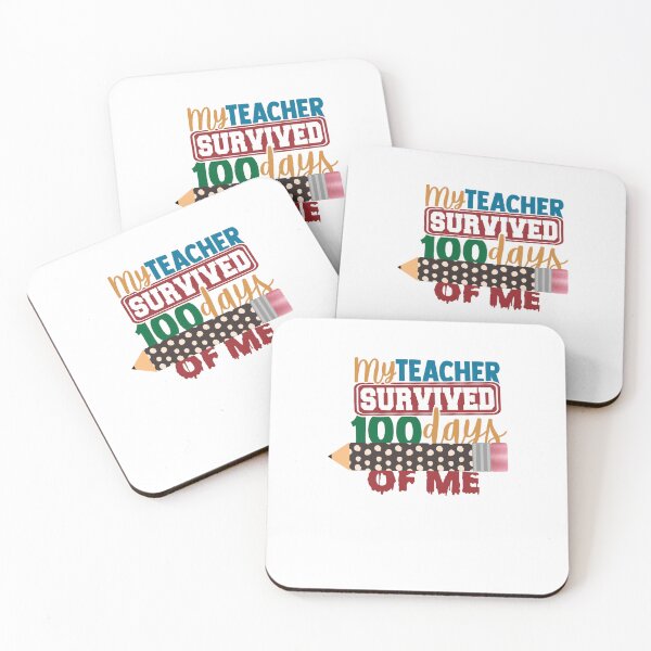 Item preview, My Teacher Survived 100 Days Of Me Funny School T-Shirt designed and sold by Awesigns.