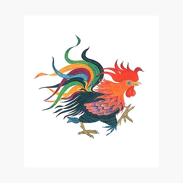Item preview, Running rooster designed and sold by Nonna Mynatt.