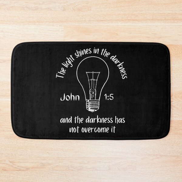 Item preview, John 1:5 Bible verse designed and sold by Rsagur12.