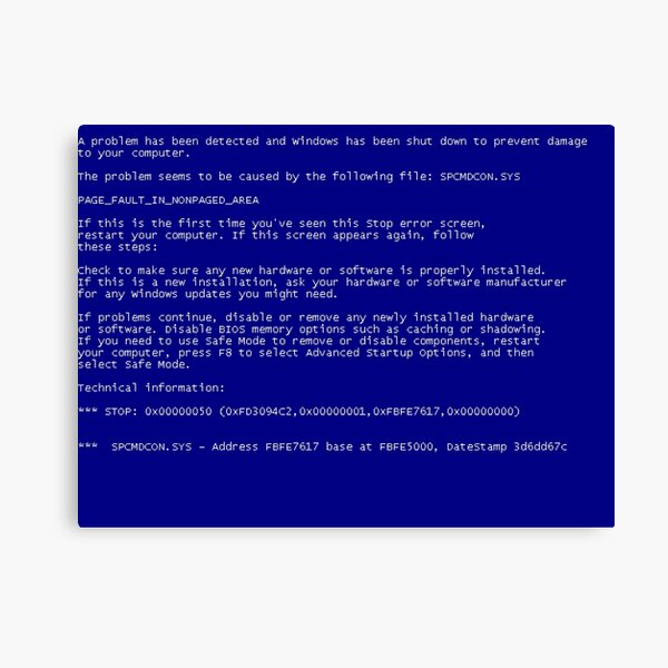 Blue screen of death - Roblox