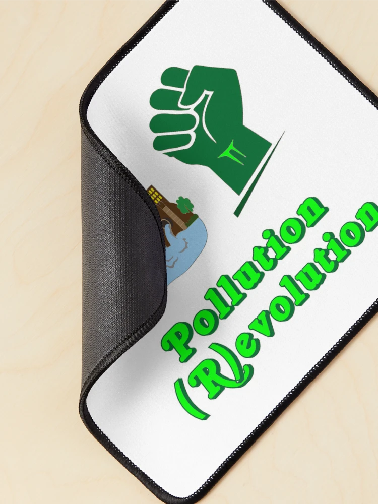 Thumbnail 2 of 5, Mouse Pad, Pollution (R)evolution designed and sold by IVEKDESIGN.