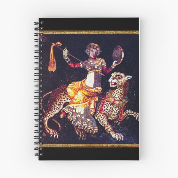 Artikelvorschau, DIONYSOS MIT EINEM SPEER, DER EINEN LEOPARD REITET Antike griechische Mosaiken entworfen und verkauft von BulganLumini.
