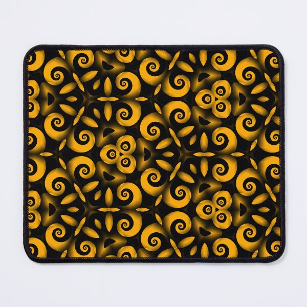 Item preview, Orange floral spirals designed and sold by Jaycotokay.