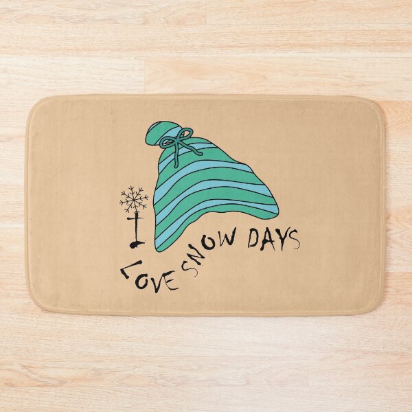 Item preview, I love snow days - cute snowy days designed and sold by PastaPrint.