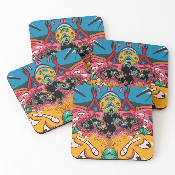 Item preview, Retro liquid abstract monsters pattern. designed and sold by DaliaSabryTee.