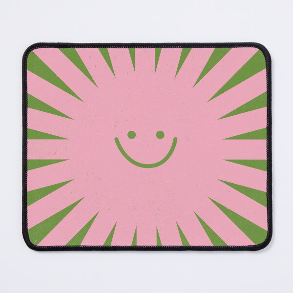 Item preview, Happy Sun Retro Groovie Green Pink Boho designed and sold by trajeado14.