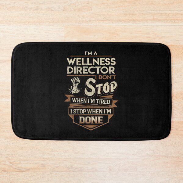 Item preview, Wellness Director T Shirt - I Stop When Done Job Gift Item Tee designed and sold by natalinedk.