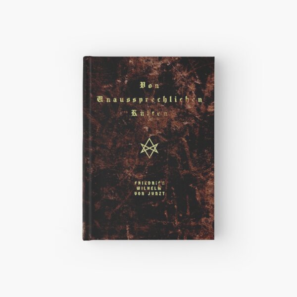 Vista previa del artículo con la obra «Von Unaussprechlichen Kulten (Cultos innombrables)», diseñado y vendido por stevodee.