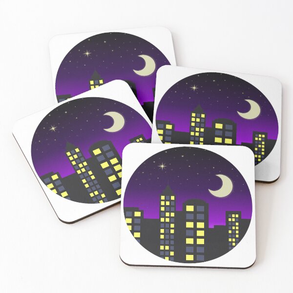 Item preview, Minimalist City Night Sky designed and sold by Creations-By-Em.