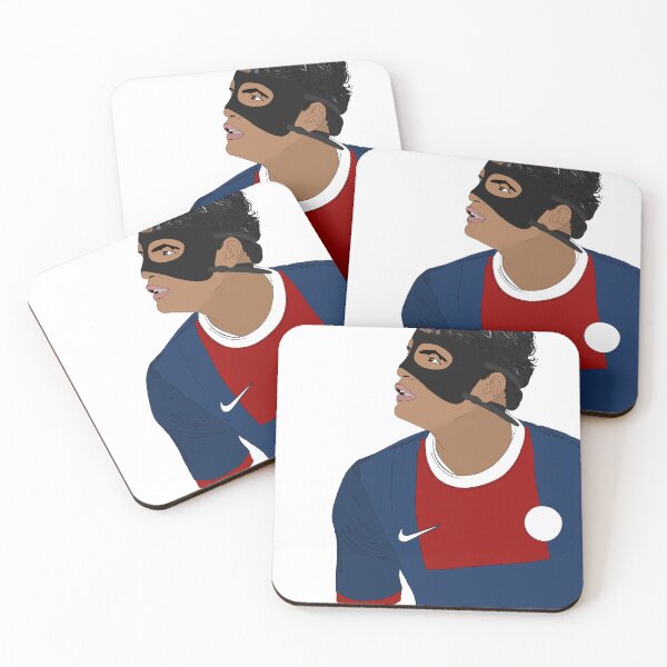 Item preview, Thiago Silva blue & red (photo excerpt by Élisa Parron) designed and sold by Beautifutebol.