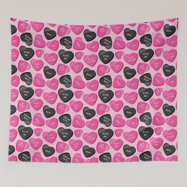 Item preview,  Anti Valentine Conversation Hearts Pattern designed and sold by PirateAvocado.